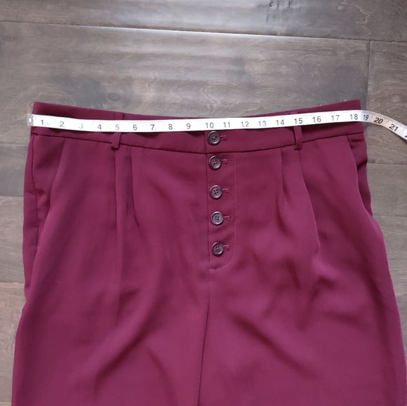 Anthropologie Sasha Button Fly Tapered Trouser Pants - Picture 11 of 14